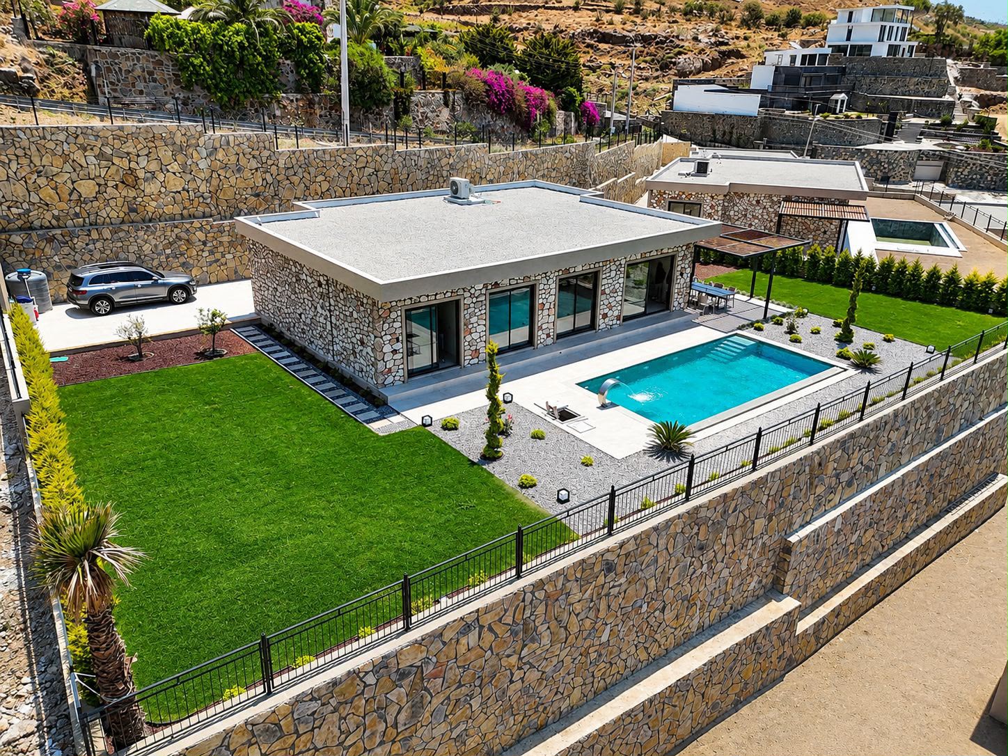 Gümüşlük Single-Story Villa Exclusive 4BR Luxury Sea & Nature Villas