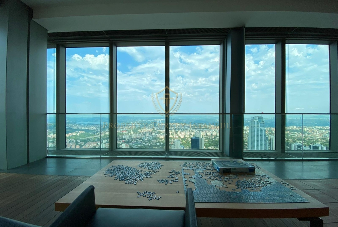 Sapphire Tower Penthouse Boğaz Manzaralı Панорамные пентхаусы премиум-класса в Beşiktaş