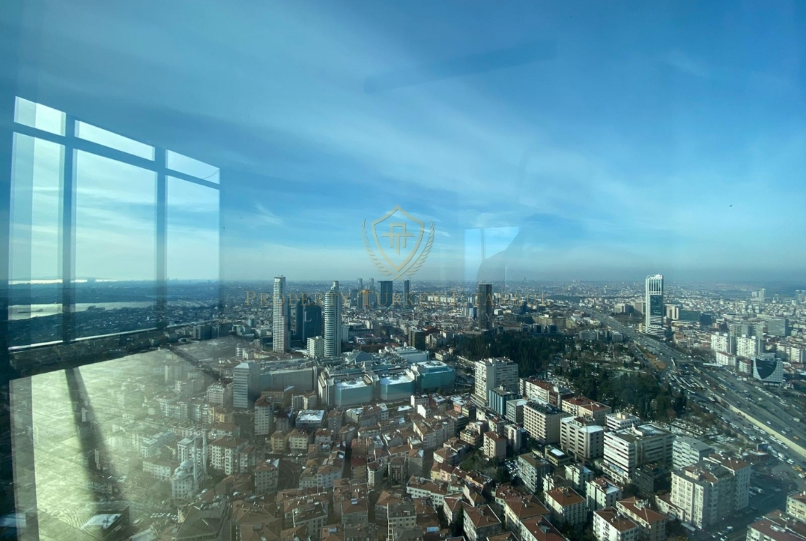 Torun Center Penthouse 42. Kat Панорамные пентхаусы премиум-класса в Beşiktaş
